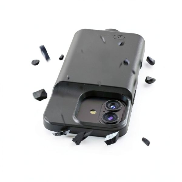 iPhone 17 Battery Case Deto Black Slim Fit-4