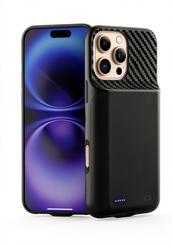 iPhone Battery Case Huiyu Black 13800mAh Power-0