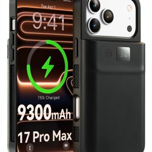 iPhone 17 Pro Max Battery Case PANDUK 9300mAh-0