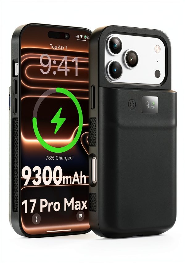 iPhone 17 Pro Max Battery Case PANDUK 9300mAh-0