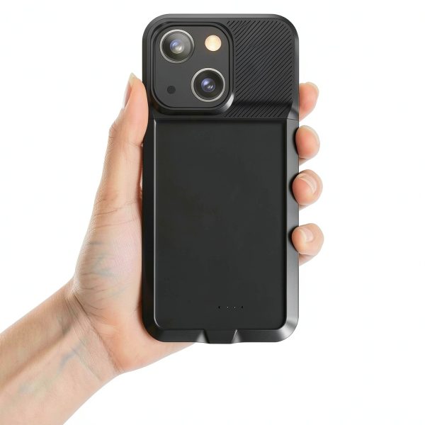 GIN FOXI 7000mAh Battery Case iPhone 13/14 Black-6