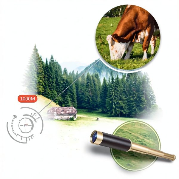 Monocular Telescope Aubric Aluminum Design 25X-4