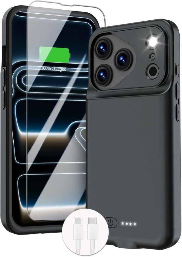 iPhone 17 Pro Battery Case GIN FOXI Slim 8500mAh-0