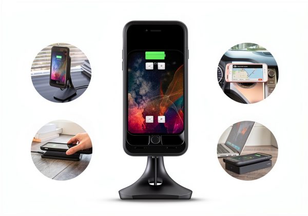mophie Wireless Battery Case Black iPhone 7 8-5