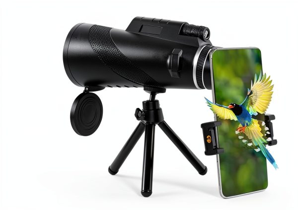 80x100 HD Monocular Telescope Aigomc Pocket Scope-3
