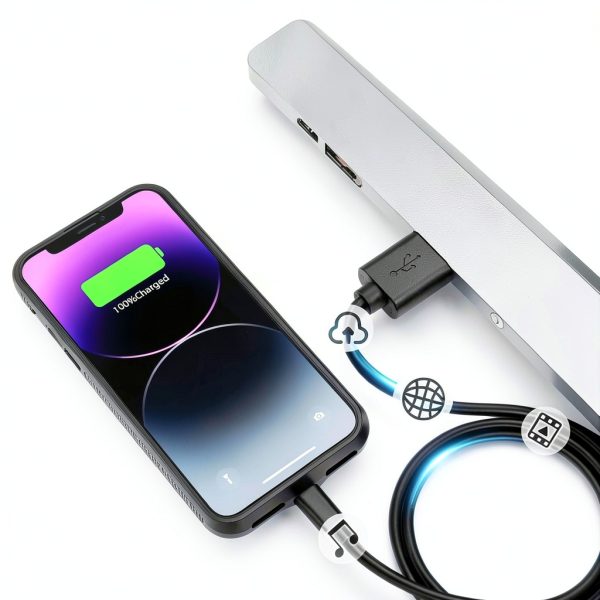 GIN FOXI 7000mAh Battery Case iPhone 13/14 Black-3