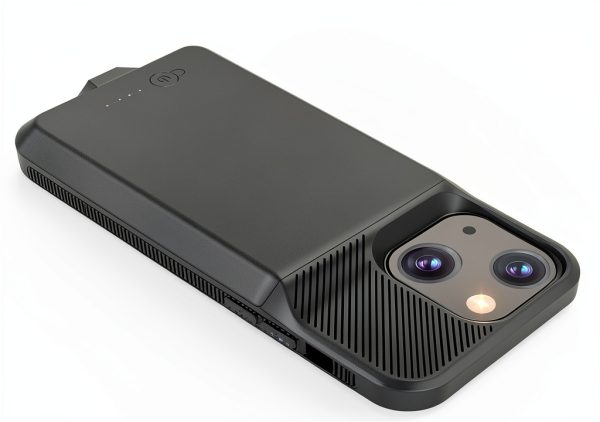 GIN FOXI 7000mAh Battery Case iPhone 13/14 Black-2