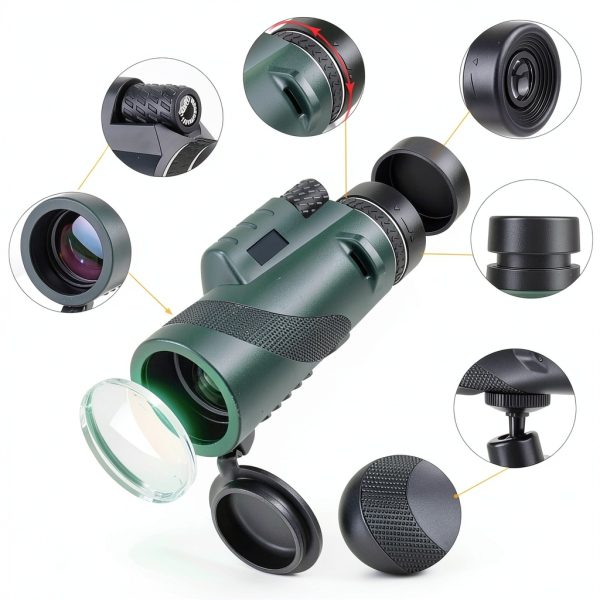 80x100 HD Monocular Telescope Aigomc Pocket Scope-1