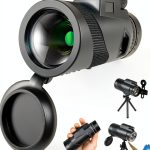 80x100 HD Monocular Telescope Aigomc Pocket Scope-0