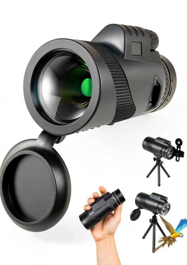 80x100 HD Monocular Telescope Aigomc Pocket Scope-0