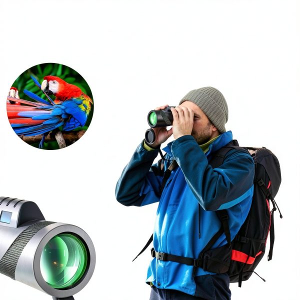 80x100 HD Monocular Telescope Aigomc Pocket Scope-4