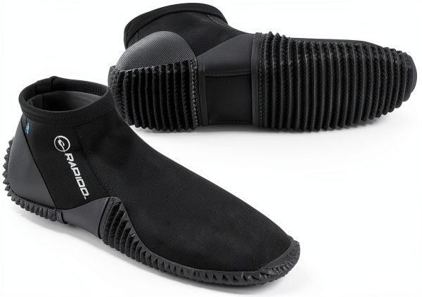 Phantom Aquatics 3mm Diving Boot Black Nylon-0