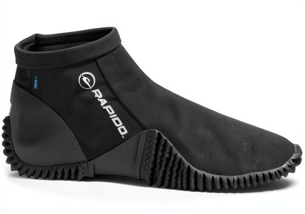Phantom Aquatics 3mm Diving Boot Black Nylon-1