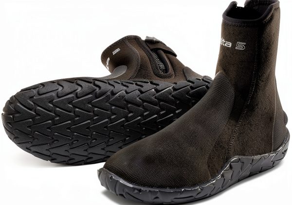 SCUBAPRO Delta Dive Boot 5mm Black Neoprene-1