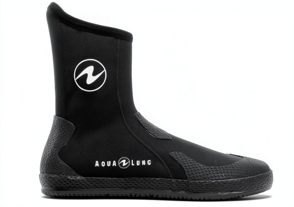Aqualung Black Diving Boots Neoprene Insulated-3