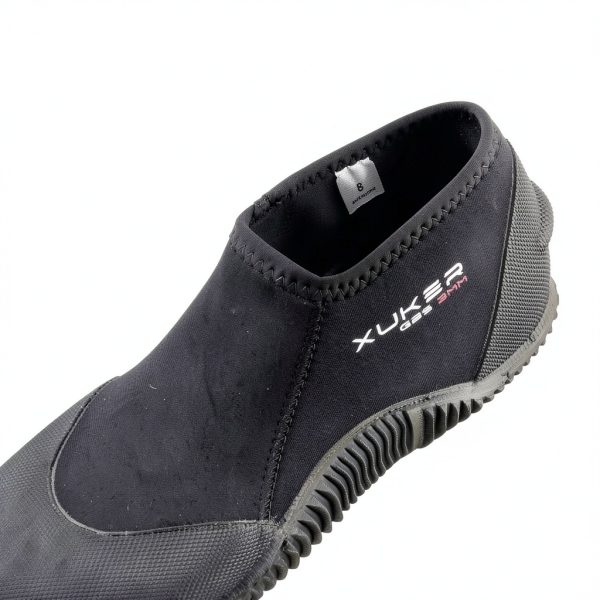 XUKER 3mm GBS Wetsuit Booties Black Neoprene Water Shoes Anti Slip-3