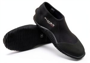 XUKER 3mm GBS Wetsuit Booties Black Neoprene Water Shoes Anti Slip-0