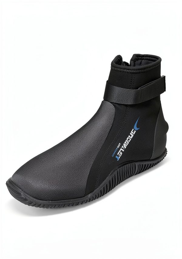 Jsnorklet Diving Boots Black Neoprene Anti‑Slip Sole Size 6W/5M-1