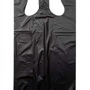 PLABAG Black T-Shirt Bag 12x7x22in High Density PE 400 Pack-0