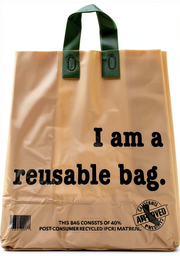 Reli Reusable Kraft Shopping Bags 250 Count Bottom Water‑Resistant-0