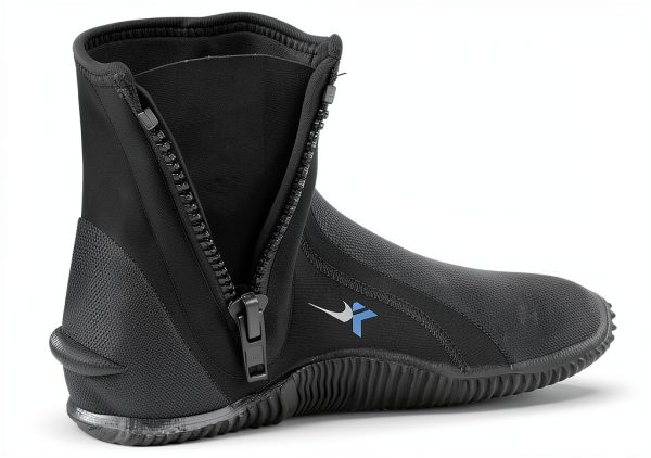 Jsnorklet Diving Boots Black Neoprene Anti‑Slip Sole Size 6W/5M-6