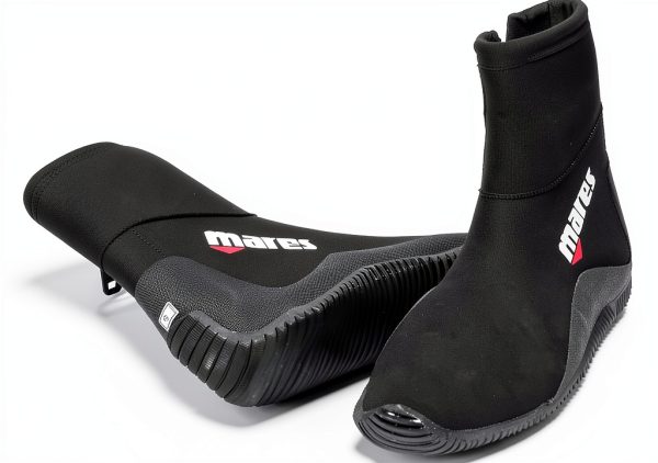 Mares Classic Dive Boots 3mm Neoprene Black Unisex Size 5-15-0