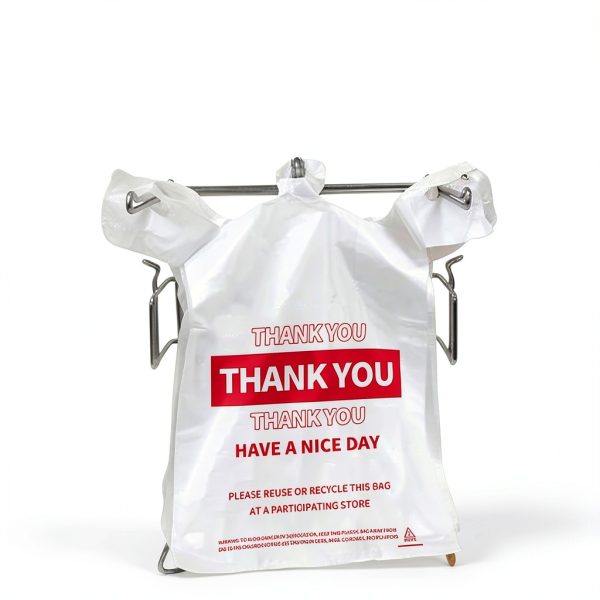 Thank You Plastic Shopping Bag TGEONIX HDPE 13 Micron 11.5x6.5x21-4