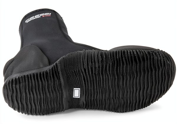 Cressi Diving Boots Black With Red Logo Size XL Neoprene-6